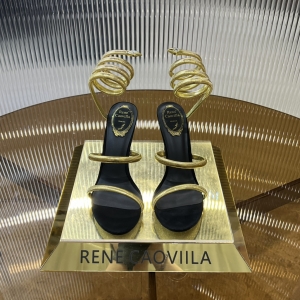 rene caovilla juniper metal sandal shoes